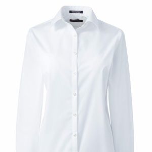 NEW! Lands End Long Sleeve Broadcloth Work Shirt